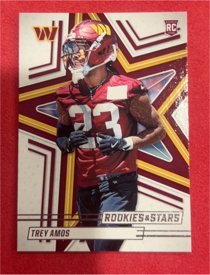 2025 Panini Rookies & Stars #190 Trey Amos — front