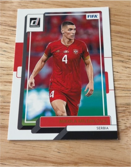 2022-23 Donruss Soccer #107 Nikola Milenkovic — front