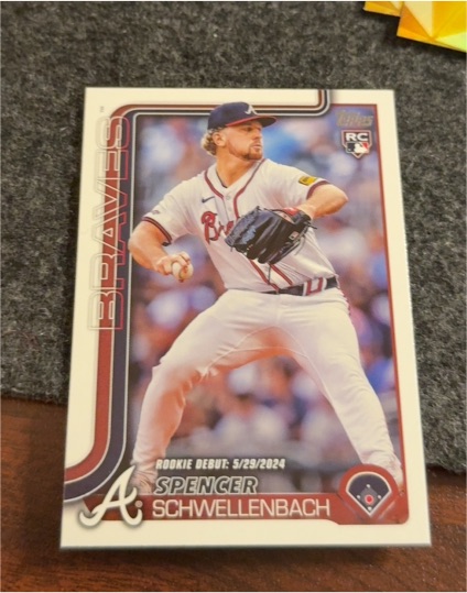 2025 Topps Update Series #US327 Spencer Schwellenbach — front