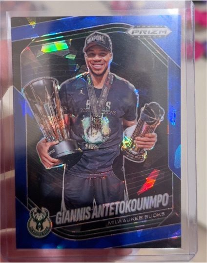 2024-25 Panini Prizm Black #159 Giannis Antetokounmpo — front