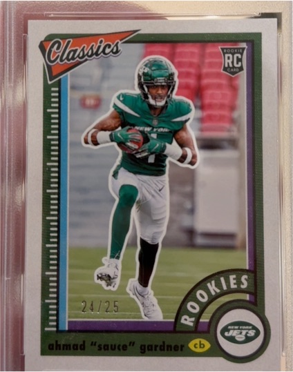 2022 Panini Classics #187 Ahmad "Sauce" Gardner — front