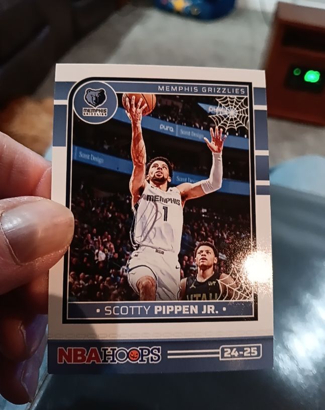 2024-25 Panini NBA Hoops #24-25 Scotty Pippen Jr. — front