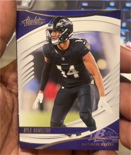2025 Panini Absolute #28 Kyle Hamilton — front