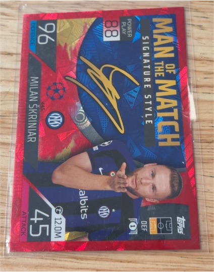 2022-23 Topps Match Attax #445 Milan Skriniar — front