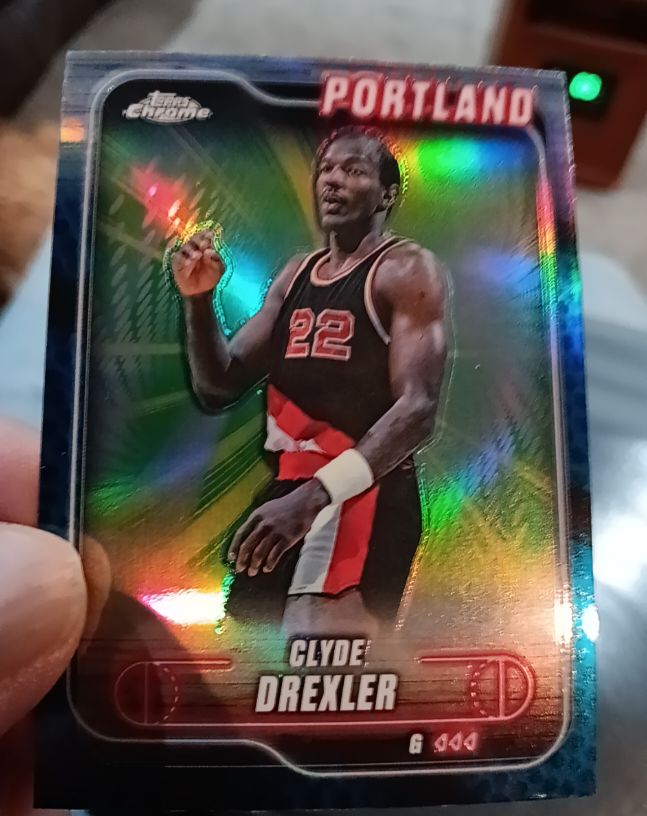 2024-25 Topps Chrome #30 Clyde Drexler — front