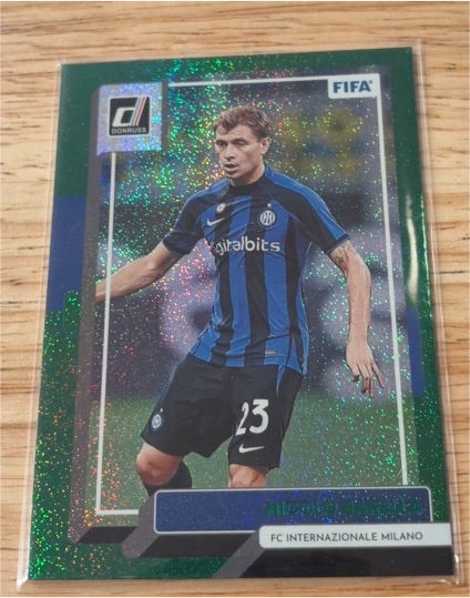 2022-23 Donruss #39 Nicolo Barella Green — front