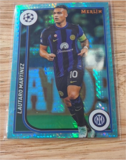 2023-24 Topps Merlin UEFA Club Competitions #48 Lautaro Martinez — front