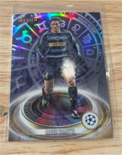 2023-24 Topps Merlin UEFA Club Competitions Ageless Alchemy #AA-2 Javier Zanetti — front