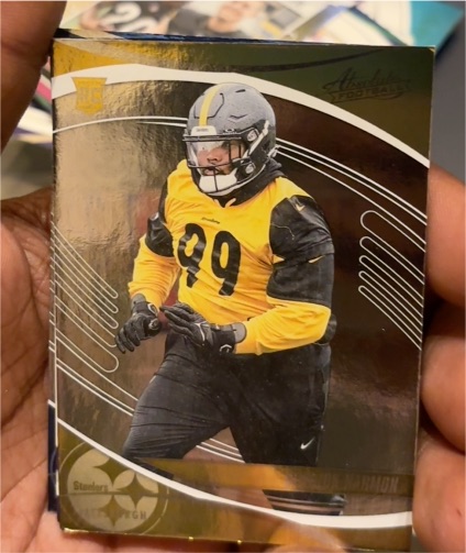 2025 Panini Absolute #116 Derrick Harmon Rookie — front