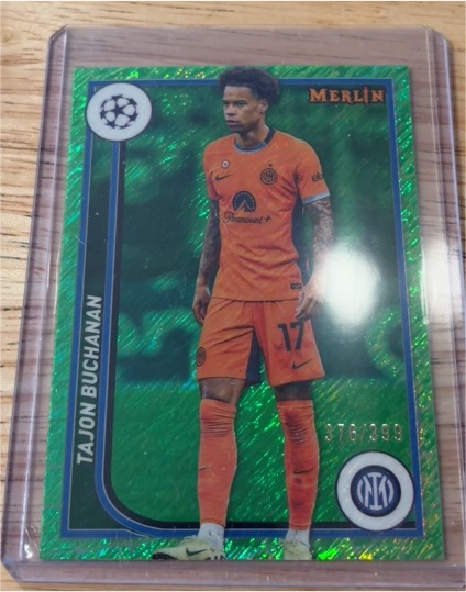 2023-24 Topps Merlin UEFA Club Competitions #110 Tajon Buchanan — front