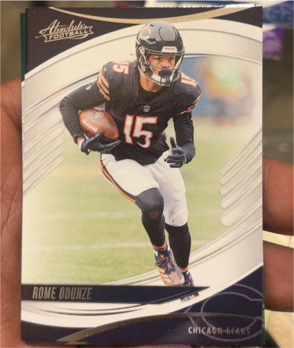 2025 Panini Absolute Football #72 Rome Odunze — front