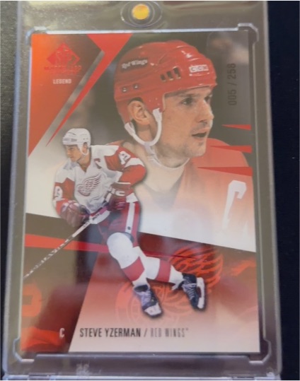 2023-24 Upper Deck SP Game Used #186 Steve Yzerman — front