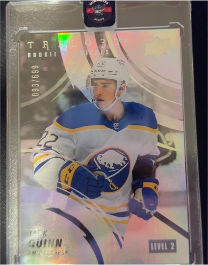2022-23 Upper Deck Trilogy Rookie Premieres #192 Jack Quinn — front