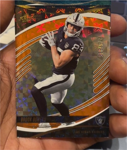2025 Panini Absolute #17 Brock Bowers — front
