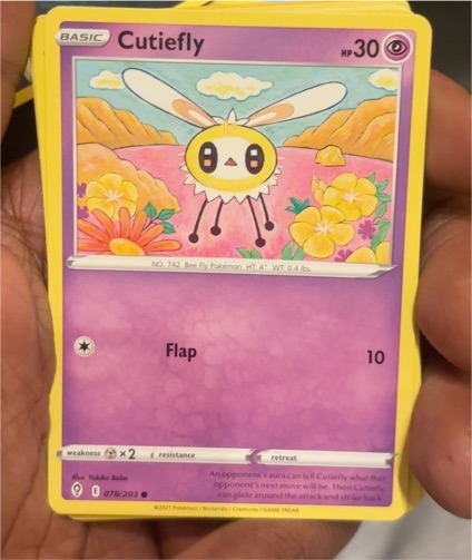 2022 McDonald's Pokémon #11 Cutiefly — front