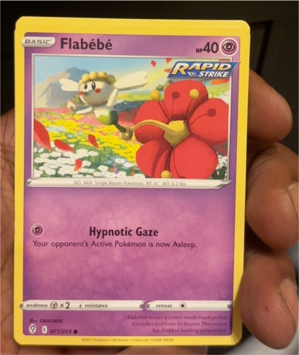 2021 Pokémon Evolving Skies #071 Flabébé — front