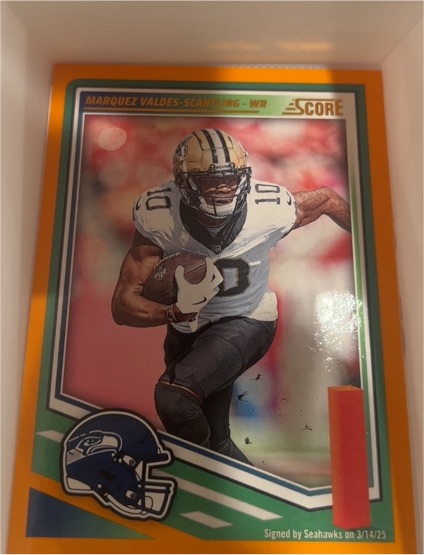 2025 Panini Score #155 Marquez Valdes-Scantling — front