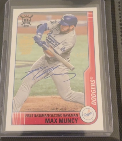 2021 Topps Big League #222 Max Muncy — front