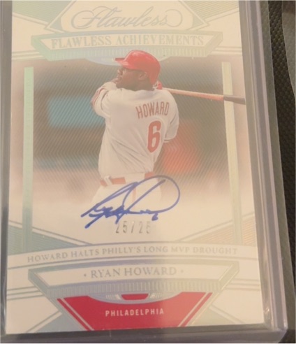 2015 Panini Flawless #25 Ryan Howard — front
