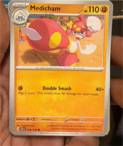 2024 Pokémon SV07: Stellar Crown #079 Medicham — front