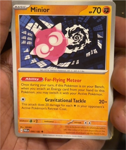 2023 Pokemon Scarlet & Violet Paradox Rift #099 Minior — front