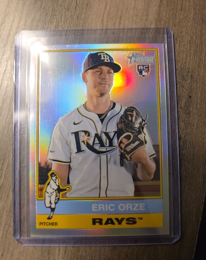 2025 Topps Heritage High Number Eric Orze — front
