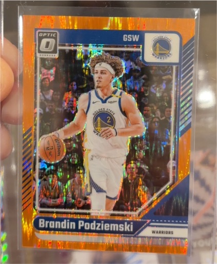 2024-25 Panini Donruss Optic #36 Brandin Podziemski — front
