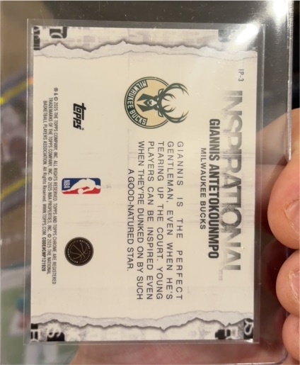 2025-26 Topps Chrome Inspirational #IP-3 Giannis Antetokounmpo — front