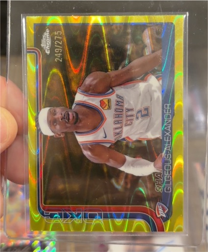 2025-26 Topps Chrome #141 Shai Gilgeous-Alexander — front