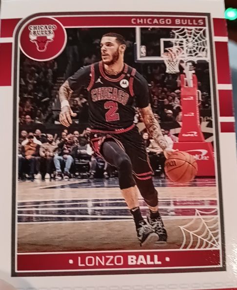 2024-25 Panini Hoops Haunted Hoops #139 Lonzo Ball — front