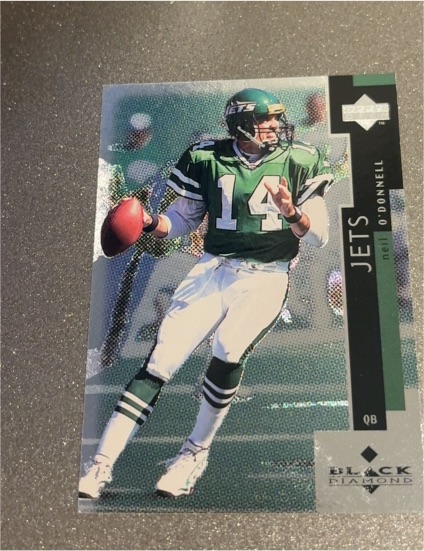 1998 Upper Deck Black Diamond #27 Neil O'Donnell — front