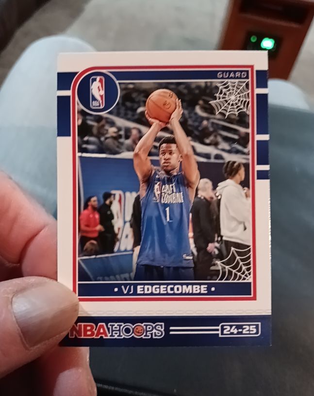 2024-25 Panini NBA Haunted Hoops #24-25 VJ Edgecombe — front