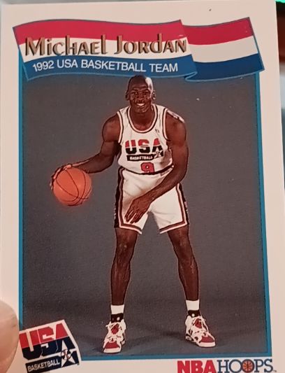 1991 Hoops McDonald's #55 Michael Jordan — front