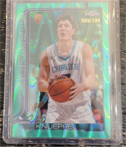 2025 Topps Chrome #009 Kon Knueppel — front