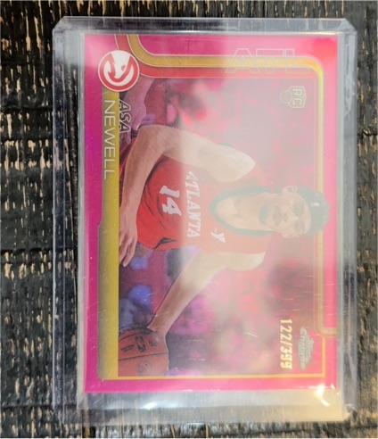 2025-26 Topps Chrome #273 Asa Newell — front