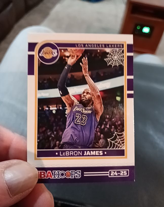 2024-25 Panini Haunted Hoops #193 LeBron James — front