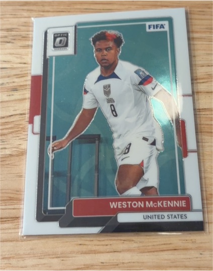 2022-23 Donruss Optic #174 Weston McKennie — front