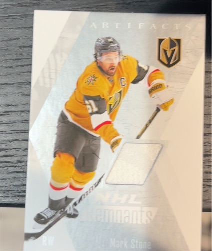 2025-26 Upper Deck Artifacts NHL Remnants #NR-20 Mark Stone — front