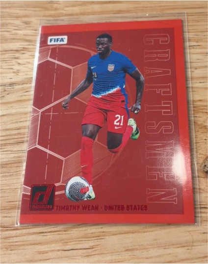2024-25 Panini Donruss #21 Timothy Weah Craftsmen Red — front