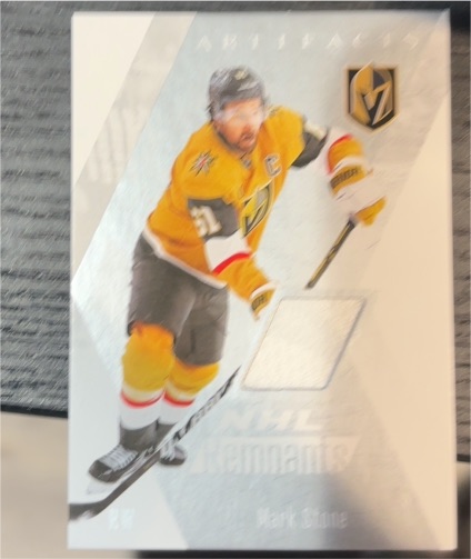 2025-26 Upper Deck Artifacts #NR-20 Mark Stone NHL Remnants Game Used Patch — front