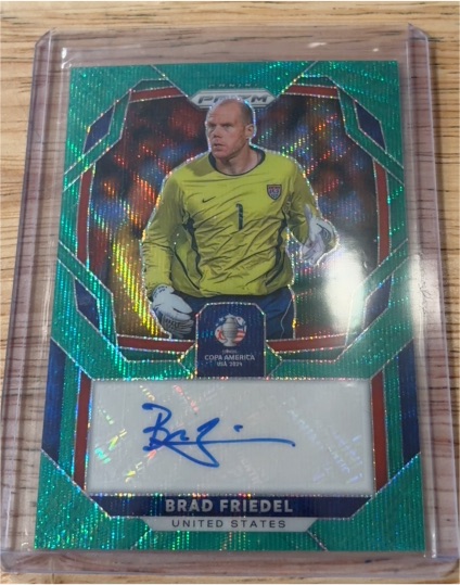 2024 Panini Prizm Copa America Signatures #S-BF Brad Friedel — front