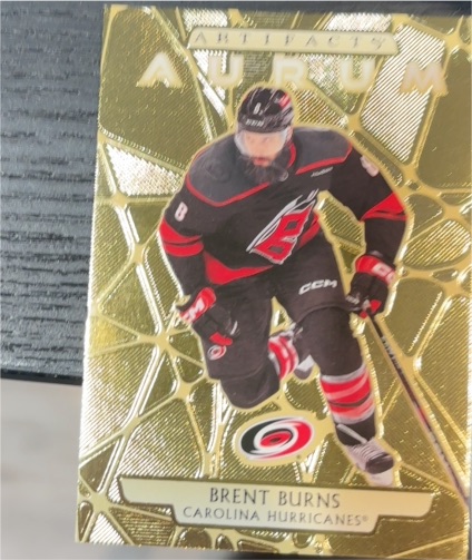 2025-26 Upper Deck Artifacts #5 Brent Burns Aurum — front