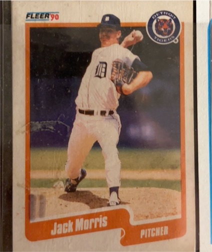 1990 Fleer #610 Jack Morris — front