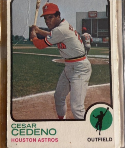 1973 Topps #290 Cesar Cedeno — front