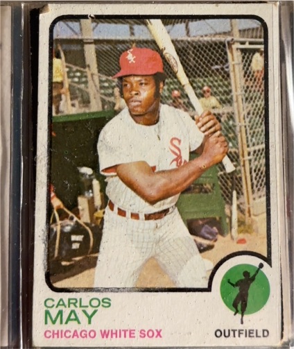 1973 Topps #105 Carlos May — front