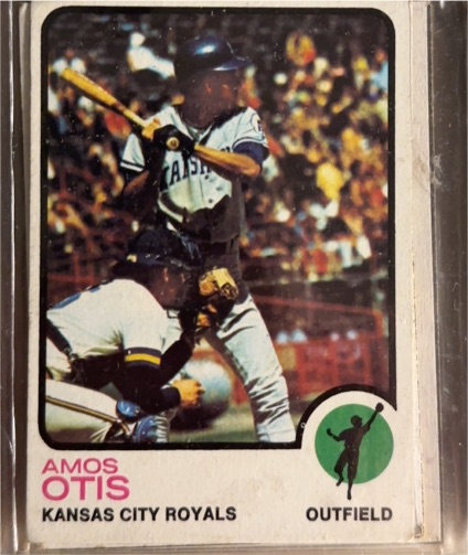 1973 Topps #510 Amos Otis — front
