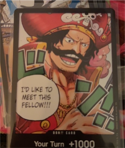 2025 One Piece Card Game #OP13 Gol D. Roger Don!! Carrying On His Will — front