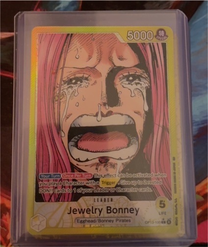2025 One Piece OP13-100 Jewelry Bonney — front