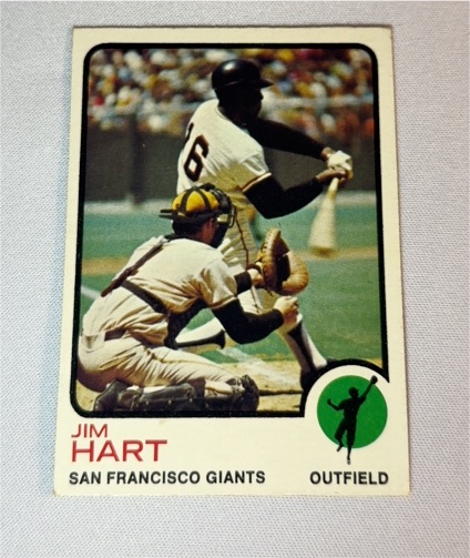 1973 Topps #538 Jim Hart — front