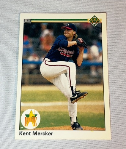 1990 Upper Deck #63 Kent Mercker — front